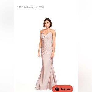 This is a one time worn bridesmaid dress by designer Bari Jay.